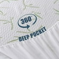 thumbnail image 5 of Bamboo Mattress Protector Hypoallergenic & Breathable Waterproof Mattress Cover Twin XL, 5 of 6