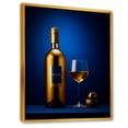 thumbnail image 2 of Designart "Enigmatic Mead Magic" Wine Floater Framed Wall Art Living Room, 2 of 5