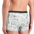 thumbnail image 3 of Fotbe Chemical Formulas Men’s Total Support Pouch Boxer Briefs, X-Temp Cooling, Moisture-Wicking Underwear, Regular, Long-leg and Trunk-XX-Large, 3 of 6