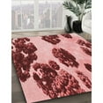 thumbnail image 3 of Ahgly Company Machine Washable Indoor Rectangle Transitional Pastel Pink Area Rugs, 5' x 7', 3 of 7