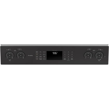 GE - 6.6 Cu. Ft. Slide-In Double Oven Electric Convection Range - Stainless Steel