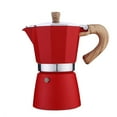 thumbnail image 1 of Yuarrent Cafetera Cafetera de aluminio Olla para el hogar Accesorio de cocina Juegos de servir café y té Rojo 300ml Yuarrent HA002820-02B, 1 of 1