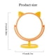 thumbnail image 5 of Lady Makeup Espejo Mesa Adorno Mesa Portátil Ajustable Ajustable 360 ​​Grados Rotativo Espejos Cosméticos Casinero Hogar Baño Naranja Inevent CE001625-01, 5 of 7