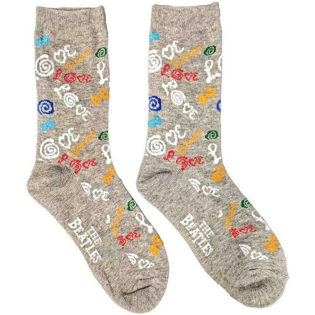 The Beatles Adult Love Socks