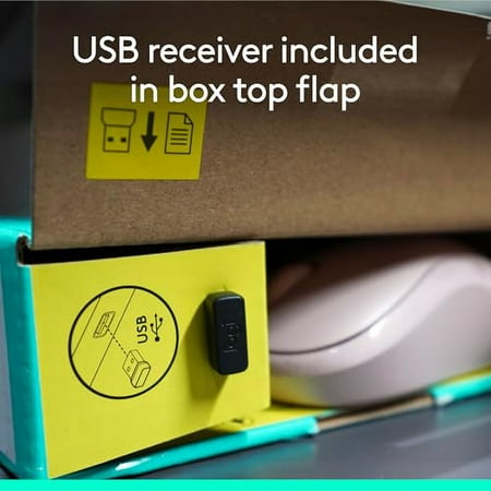 Logitech MK270 Wireless Keyboard and Mouse Combo, Rose