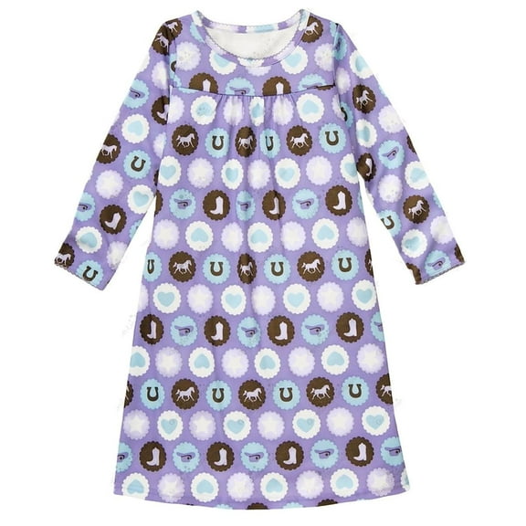 Gymboree Cowgirls at Heart Western Pajama Nightgown, Gown, Size 7/8