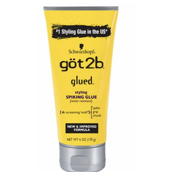 Got2B Glued Spiking Max Hold Hair Styling Glue Gel 6 oz
