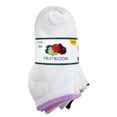 thumbnail image 4 of Tin Corto Fruit Of The Loom para Niña, C8306 Blanco Sin Felpa Talla M Paquete con 7 Pares, 4 of 4