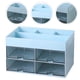 thumbnail image 5 of Organizador de escritorio con cajón, caja de almacenamiento para cosméticos, organizador de papelería multifunción, 5 of 5
