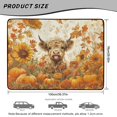 thumbnail image 7 of COEQINE SUV Boot Liner for Pets, All Season Trunk Liner Machine Washable Cargo Cover Cute Dog Seat Cover Fall Decor for SUV Sedan Truck, Universal Fit, Fall Highland Cow Maple Pumpkin, 7 of 7