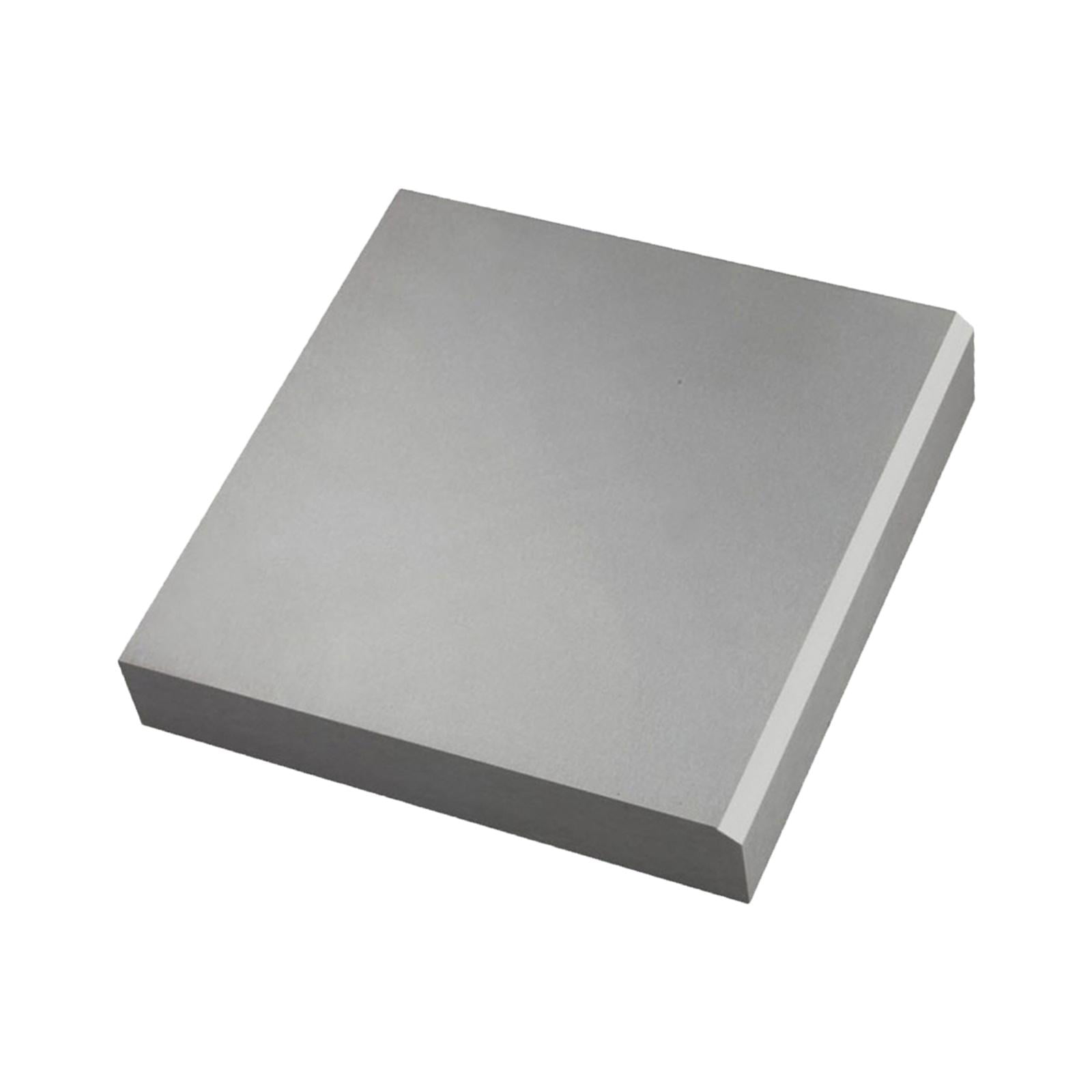 Steel BENCH BLOCK, 2 1/2, 4 or 6 Square Steel Block with Rubber Base,  Metal Forming Jewelry Making Tool