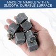 thumbnail image 5 of 16 Pesas para Mantel con Clip de Metal, Piedras Colgantes para Manteles con Forma de Cubo, Pesas de Mármol para Manteles para Decoración, 5 of 5
