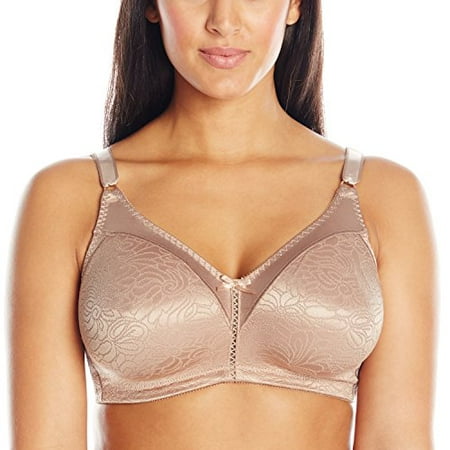 Bali 3372 Double Support Lace Wirefree Bra With Spa Closure - Size 36B,  Soft Taupe Skintone : Clothing, Shoes & Jewelry 