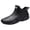 Black, variant on Womens Mens Ankle Rain Boots Waterproof Non Slip Unisex Rubber Water Shoes Wide Toe Work Short Mud Booties for Gardening Fishing Farming Camping Beige 7.5