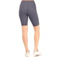 thumbnail image 3 of MOA Collection Women's Stretch Side Pockets Soft Active Running Biker Shorts, 3 of 4