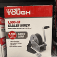 thumbnail image 5 of Hyper Tough Automotive Carbon Steel 1500 lbs Trailer Winch, 5 of 10