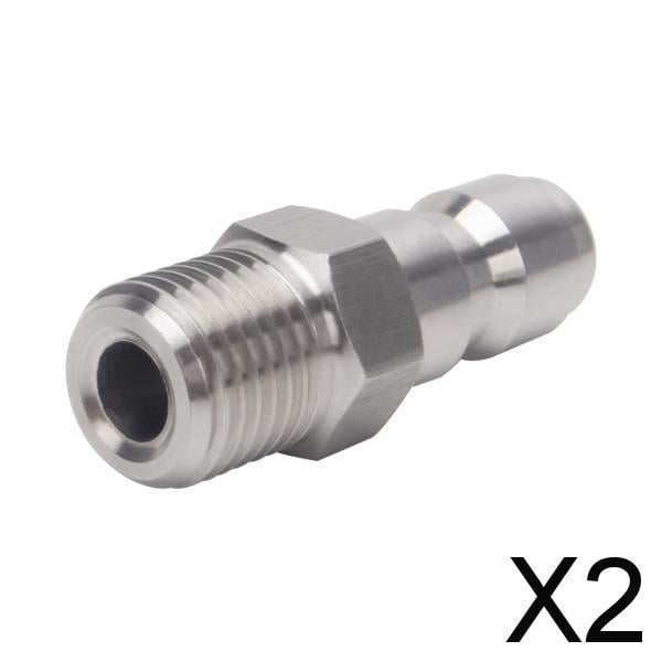 2 Adaptadores Para Lavadora A Presión, Portátiles, Fáciles De Instalar, Rosca De 1/4, Desconexión Rápida 2 piezas