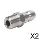 thumbnail image 1 of 2 Adaptadores Para Lavadora A Presión, Portátiles, Fáciles De Instalar, Rosca De 1/4, Desconexión Rápida 2 piezas, 1 of 8