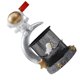 thumbnail image 3 of Unique Pen Stand Astronaut Pen Container Home Owners Silver 7.5×4.3×3.9in Storage 1Set, 3 of 3