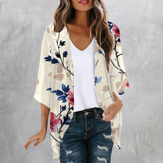 Cárdigan de mujer, primavera verano, holgado, informal, de moda, de manga larga, abrigo para mujer