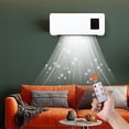 thumbnail image 4 of 1500W 2 in 1 Wall Mounted Air Conditioner Fan, Portable Cooling & Heating Mini AC Unit, Quiet Smart Heater Combo with Remote Control & Timing for Home Living Room, 4 of 4