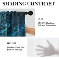thumbnail image 4 of Marble Kitchen Curtains Blue Gold Window Curtains and Valances Set 36 Inch, Abstract Texture Art Rod Pocket Short Tier Curtain, Modern Luxury Small Curtains for Kitchen Decor, 4 of 6