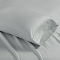 thumbnail image 3 of Comfort Classics 1500 Thread Count Cotton Rich 4 Piece Grey Sheet Set, Cal King, 3 of 6