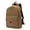 Khaki, variant on Canvas Backpack With USB Design Korean Portable,Khaki