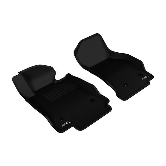 3D MAXpider KAGU Black Floor Mat - Row 2 | 2023 Toyota Prius (L1TY30521509)