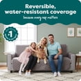 thumbnail image 2 of FurHaven Pet Furniture Cover | Reversible Furniture Cover Protector for Dogs & Cats, Gray/Mist, Sofa, 2 of 9