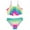 Multicolor, variant on Elainilye Fashion Toddler Girls Bathing Suits Swimsuit Sling Leopard Gradient Color Beach Ruffle Bikini Suit Sizes 5-14Y,Blue