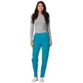 thumbnail image 4 of Adar Universal Scrubs For Women - Tapered Utility Cargo Scrub Pants - 503 - Teal Blue - 2X, 4 of 7