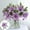 E, variant on Artificial White Tiger Lily Flower Bouquet 14in Latex Realistic Home Wedding Decoration
