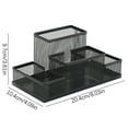 thumbnail image 2 of Fiudx Bolígrafo Multifuncional, Diseño Creativo de Malla Metálica, Organizador de Almacenamiento Estable, Material de Hierro Duradero, Ideal para Escritorios de Oficina, Entornos Profesionales, Ahorr, 2 of 2