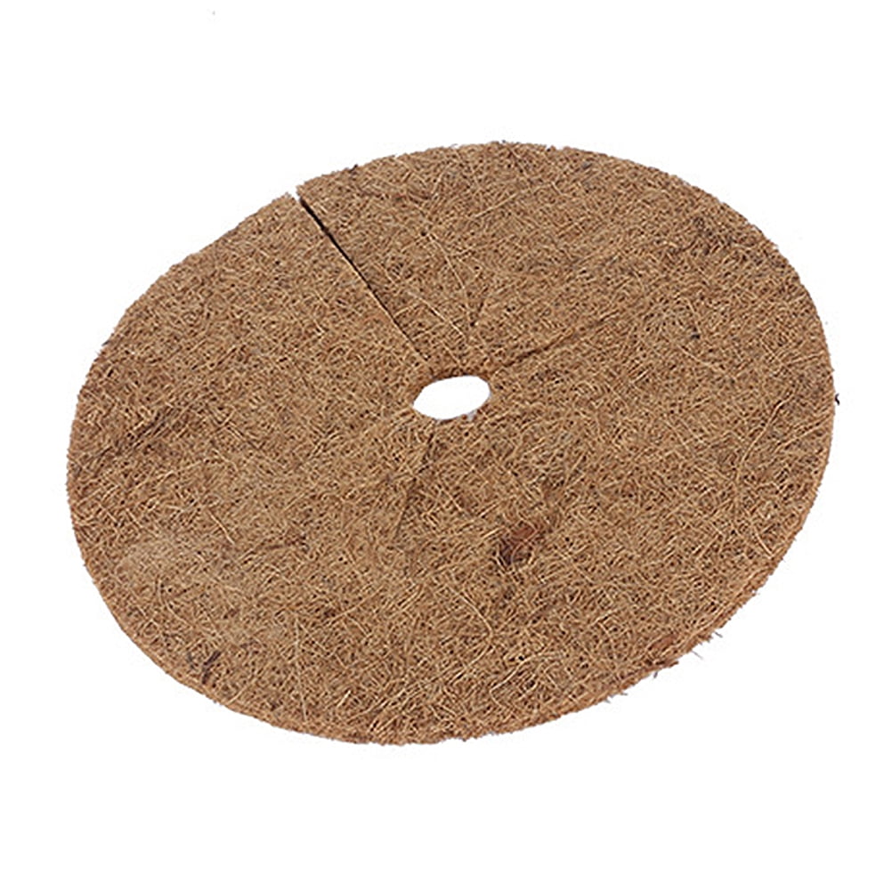 Weed Control Pad Ring Coco Coir Mulch Ring Natural Flower Pot Tree Ring