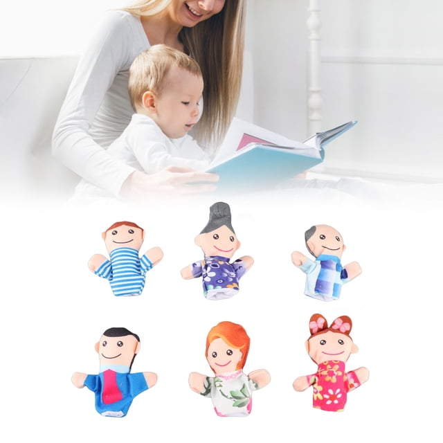 Juego De Marionetas De Dedo, Dibujos Animados De Marionetas De Dedo Familiares Lavables Y Respetuosos Con La Piel Para Maestros Para Reuniones De Fiestas En Casa Y Escuelas