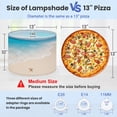 thumbnail image 2 of Beach Lampshades 2 Pack Beach Coastline Landscape Scenery Nature Sand 13"x13"x10" Light Shade for Table Lamps Floor Lamps Drum Lamp Shades Lampshade Replacement Easy Assembly, 2 of 8