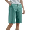 thumbnail image 1 of Pantalones Ligeros de Yoga para Mujeres de Cintura Alta Pantalones Cortos de Color Sólido, Uso Deportivo de Fitness Suave para Tenis Y Baile, 1 of 8