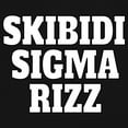 thumbnail image 3 of Skibidi Sigma Rizz Men's V-Neck T-shirt Funny Goat Gyatt Meme Zoomer Viral Humor, 3 of 7