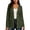 Green, variant on Cardigan Sweaters for Women Long Sleeve Open Front Button Up Cable Knit Cardigans with Pockets Fall Winter Coat