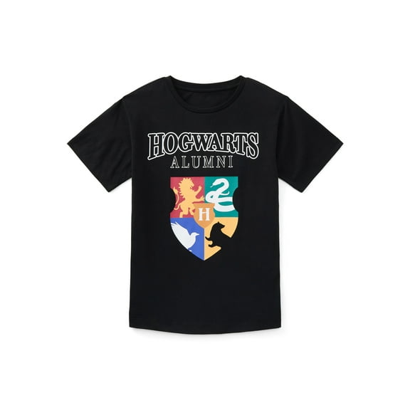 Harry Potter Girls Hogwarts Alumni Short Sleeve Graphic T-Shirt, Sizes 4-16