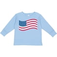 thumbnail image 3 of Inktastic Grunge American Flag Boys or Girls Long Sleeve Toddler T-Shirt, 3 of 5