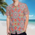 thumbnail image 5 of High Quality Hawaiian Shirts for Men Short Sleeve Aloha Beach Shirt Floral Summer Casual Button Down Shirts Blouses FN6IQ6, 5 of 7