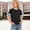 Black, variant on Toddler Girls Short Sleeve Shirt Letter Print Tunic Tee Tops Pull-On Cute Back To School Clothes Casual Girl Clothes Outifit