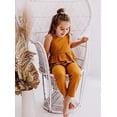 thumbnail image 5 of Styles I Love Baby Girls Sleeveless Ruffle Jumpsuit Romper Summer Playsuit Outfit, 5 of 10