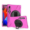 thumbnail image 3 of KIQ Galaxy Tab S7 Case 11 inch, Shockproof Heavy Duty Kickstand for Samsung Galaxy Tab S7 T870 / Tab S8 X700 [Shield Hot Pink], 3 of 15