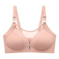 thumbnail image 2 of Women's Push Up Lace Bra - Underwire Padded Add 1 Cup, Full Coverage Plunge T-Shirt Bra, Comfort Lift Up for Everyday Use Light pink 40, 2 of 6
