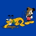thumbnail image 2 of Toddler's Mickey & Friends Goofy Digging  Graphic Tee Royal Blue 4T, 2 of 3