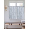 thumbnail image 2 of Light Blue Botanical 2 Panel Kitchen Curtains for Windows, Pastoral Elegant Spring Floral Bathroom Privacy Curtain, Home Décor Window Treatment for Bedroom/Living Room 55"x45", 2 of 6