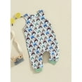 thumbnail image 3 of Bagilaanoe Toddler Baby Girl Boys Summer Jumpsuits Cartoon Print Sleeveless Bodysuits 6M 12M 18M 24M 3T Kids Casual One Piece Romper, 3 of 8